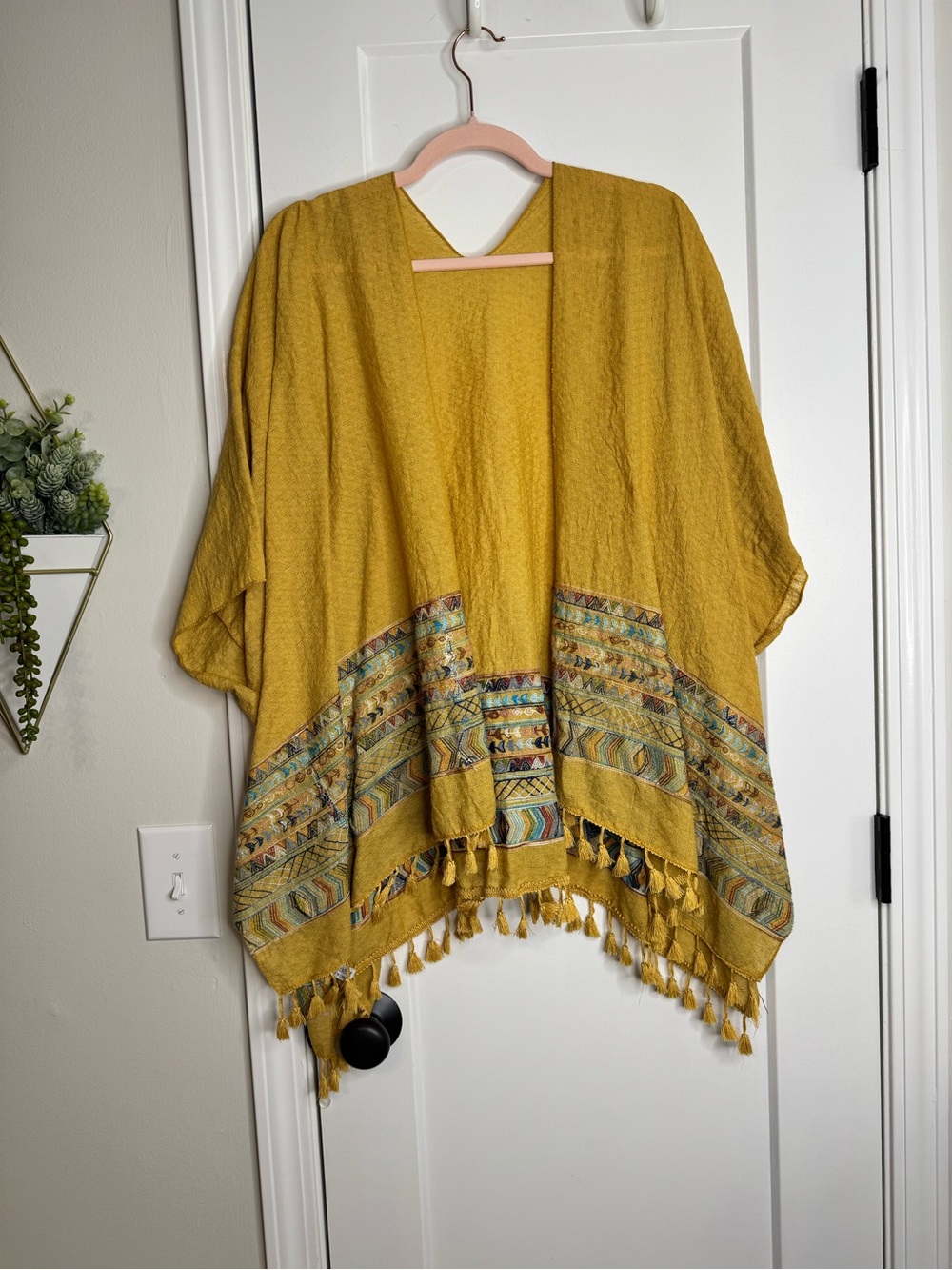 Embroidered Boho Kimono